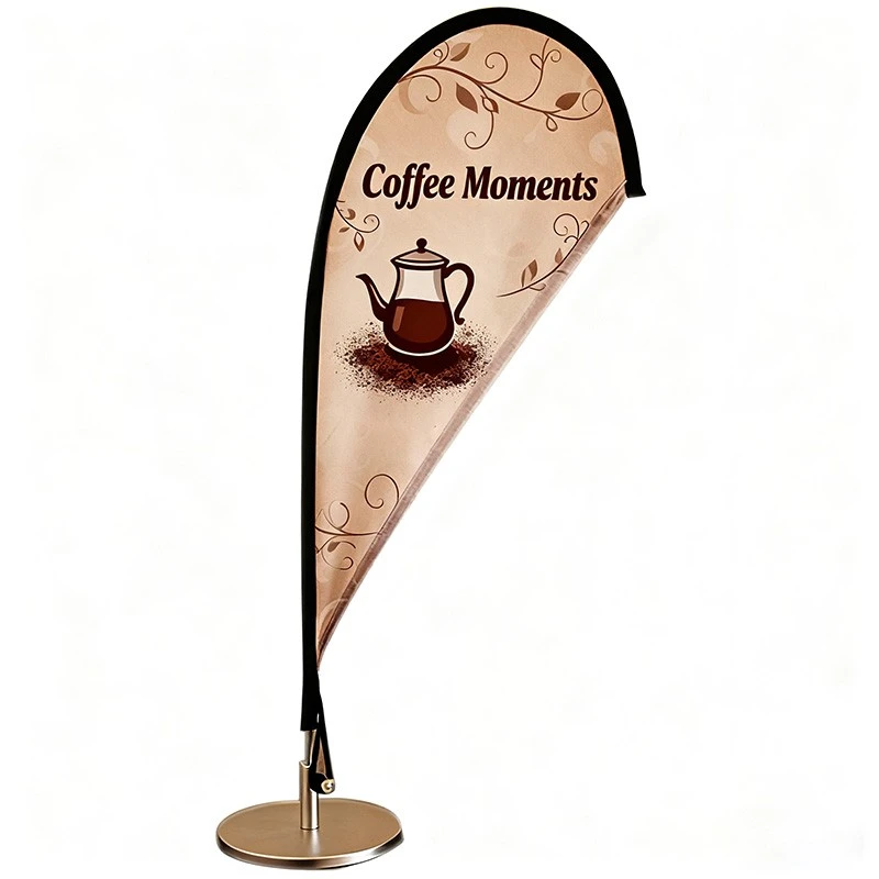 टेबल टियरड्रॉप बीच ध्वज